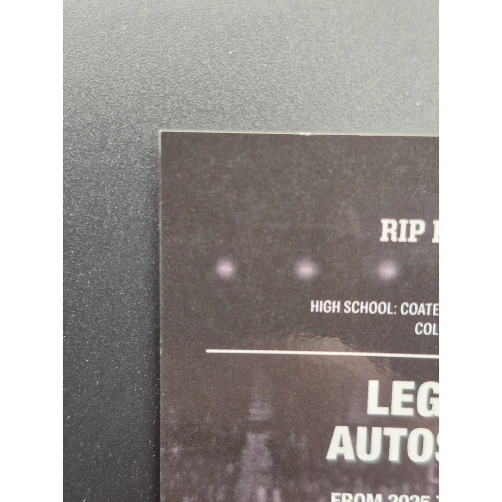2025 Topps McDonald's All American Rip Hamilton #LA-RH Legends Auto Gold /50 SP